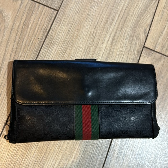 Vintage Gucci Wallet Sherry GG - Picture 3 of 17